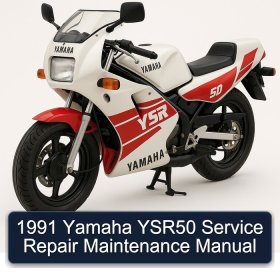 1991 Yamaha YSR50 Service Repair Maintenance Manual