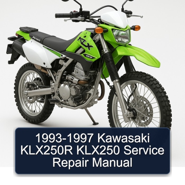 1993-1997 Kawasaki KLX250R KLX250 Service Repair Manual