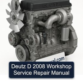 Deutz D 2008 Workshop Service Repair Manual
