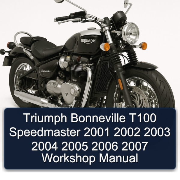 Triumph Bonneville T100 Speedmaster 2001 2002 2003 2004 2005 2006 2007 Workshop Manual