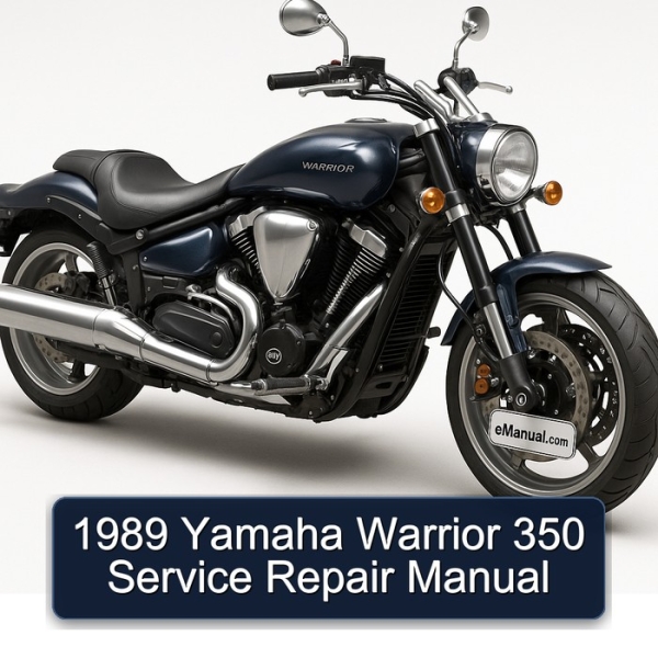 1989 Yamaha Warrior 350 Service Repair Manual