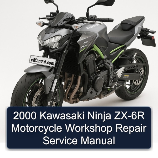 2000 Kawasaki Ninja ZX-6R Motorcycle Workshop Repair Service Manual