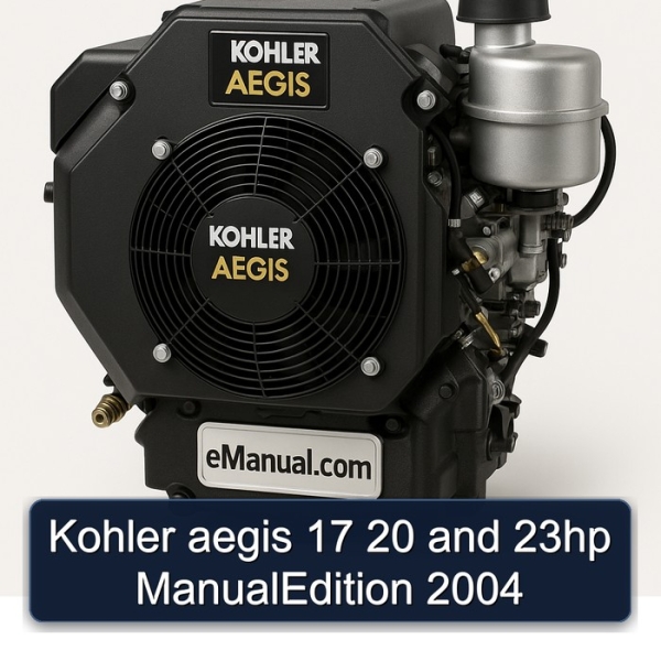Kohler aegis 17 20 and 23hp ManualEdition 2004
