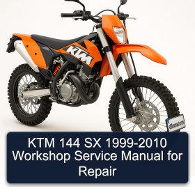 KTM 144 SX 1999-2010 Workshop Service Manual for Repair