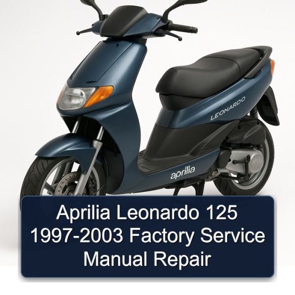 Aprilia Leonardo 125 1997-2003 Factory Service Manual Repair
