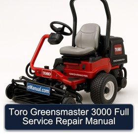 Toro Greensmaster 3000 Full Service Repair Manual