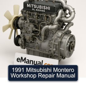 1991 Mitsubishi Montero Workshop Repair Manual