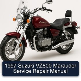 1997 Suzuki VZ800 Marauder Service Repair Manual