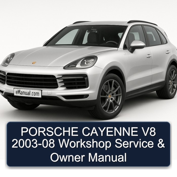 PORSCHE CAYENNE V8 2003-08 Workshop Service & Owner Manual