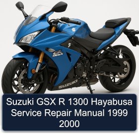 Suzuki GSX R 1300 Hayabusa Service Repair Manual 1999 2000