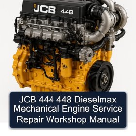 JCB 444 448 Dieselmax Mechanical Engine Service Repair Workshop Manual