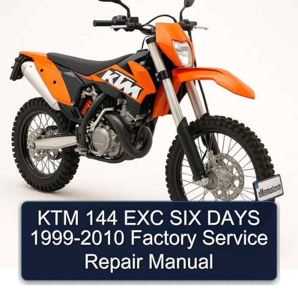 KTM 144 EXC SIX DAYS 1999-2010 Factory Service Repair Manual
