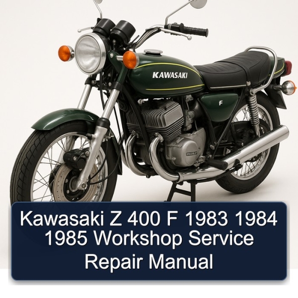 Kawasaki Z 400 F 1983 1984 1985 Workshop Service Repair Manual