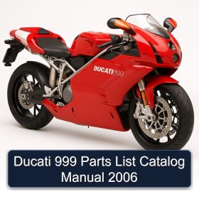 Ducati 999 Parts List Catalog Manual 2006