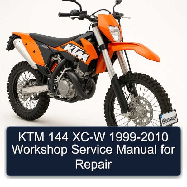 KTM 144 XC-W 1999-2010 Workshop Service Manual for Repair