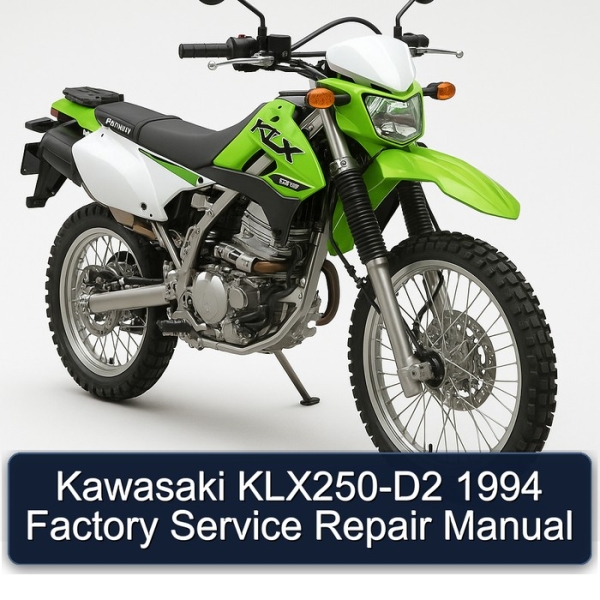 Kawasaki KLX250-D2 1994 Factory Service Repair Manual
