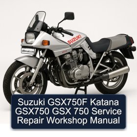 Suzuki GSX750F Katana GSX750 GSX 750 Service Repair Workshop Manual