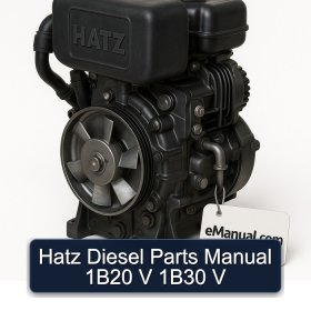 Hatz Diesel Parts Manual 1B20 V 1B30 V