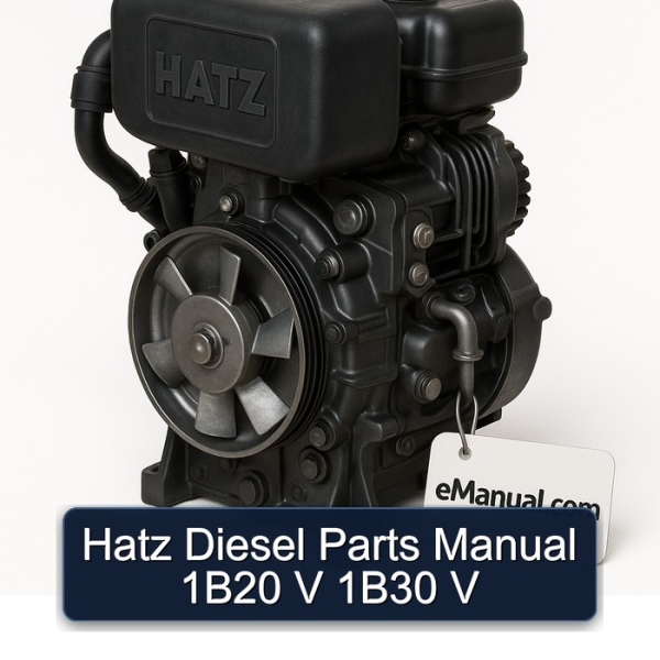 Hatz Diesel Parts Manual 1B20 V 1B30 V