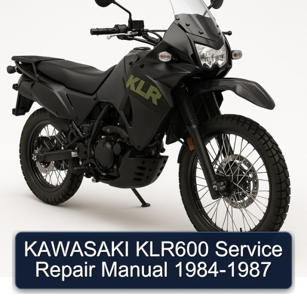 KAWASAKI KLR600 Service Repair Manual 1984-1987