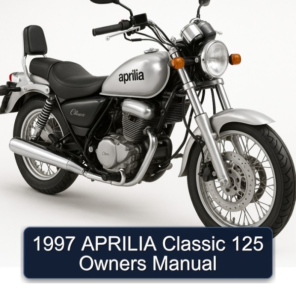 1997 APRILIA Classic 125 Owners Manual