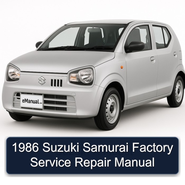 1986 Suzuki Samurai Factory Service Repair Manual