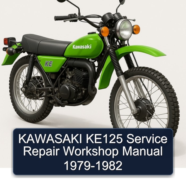 KAWASAKI KE125 Service Repair Workshop Manual 1979-1982