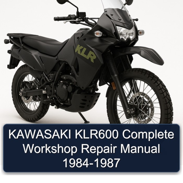 KAWASAKI KLR600 Complete Workshop Repair Manual 1984-1987