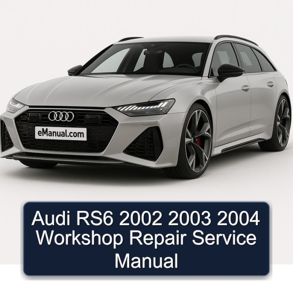 Audi RS6 2002 2003 2004 Workshop Repair Service Manual