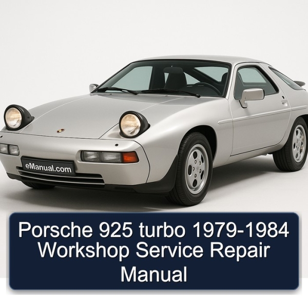 Porsche 925 turbo 1979-1984 Workshop Service Repair Manual