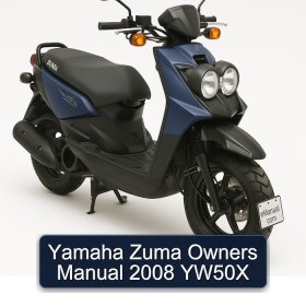Yamaha Zuma Owners Manual 2008 YW50X