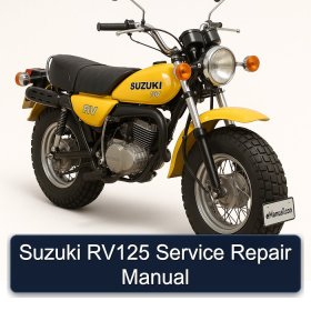 Suzuki RV125 Service Repair Manual