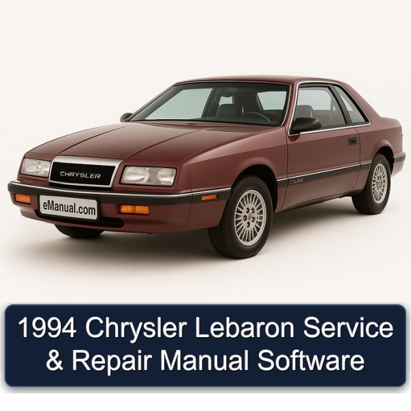1994 Chrysler Lebaron Service & Repair Manual Software