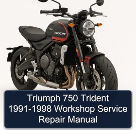 Triumph 750 Trident 1991-1998 Workshop Service Repair Manual