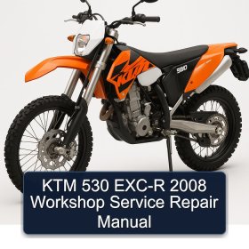 KTM 530 EXC-R 2008 Workshop Service Repair Manual