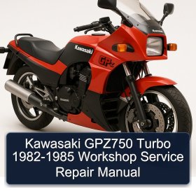 Kawasaki GPZ750 Turbo 1982-1985 Workshop Service Repair Manual
