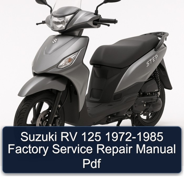 Suzuki RV 125 1972-1985 Factory Service Repair Manual Pdf