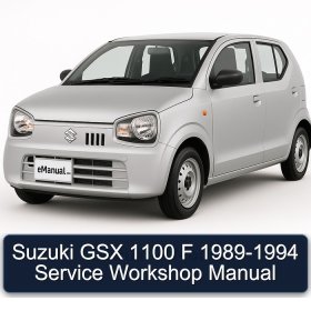 Suzuki GSX 1100 F 1989-1994 Service Workshop Manual