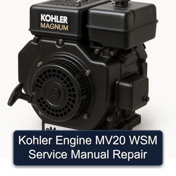 Kohler Engine MV20 WSM Service Manual Repair