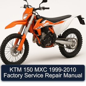 KTM 150 MXC 1999-2010 Factory Service Repair Manual