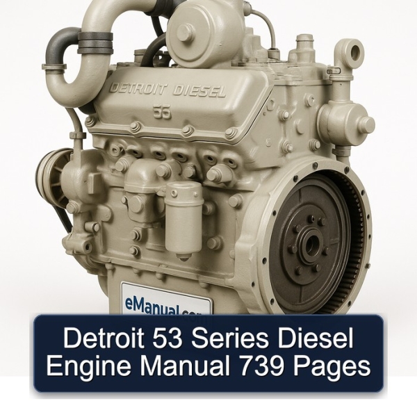 Detroit 53 Series Diesel Engine Manual 739 Pages