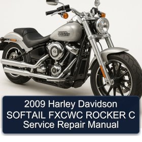 2009 Harley Davidson SOFTAIL FXCWC ROCKER C Service Repair Manual