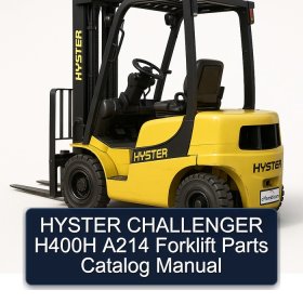 HYSTER CHALLENGER H400H A214 Forklift Parts Catalog Manual