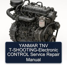 YANMAR TNV T-SHOOTING-Electronic CONTROL Service Repair Manual