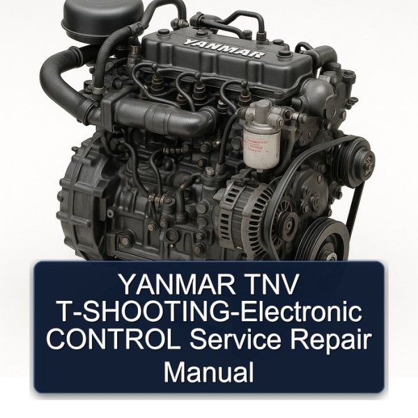 YANMAR TNV T-SHOOTING-Electronic CONTROL Service Repair Manual