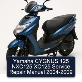 Yamaha CYGNUS 125 NXC125 XC125 Service Repair Manual 2004-2009