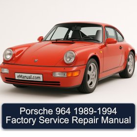 Porsche 964 1989-1994 Factory Service Repair Manual