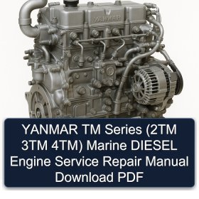 YANMAR TM Series (2TM 3TM 4TM) Marine DIESEL Engine Service Repair Manual Download PDF