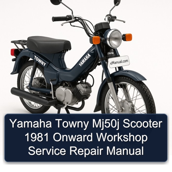 Yamaha Towny Mj50j Scooter 1981 Onward Workshop Service Repair Manual