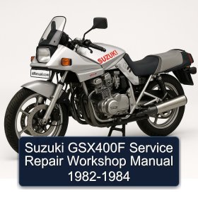 Suzuki GSX400F Service Repair Workshop Manual 1982-1984